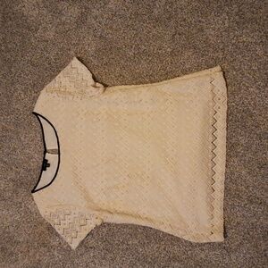 Talbots Crocheted Shirt